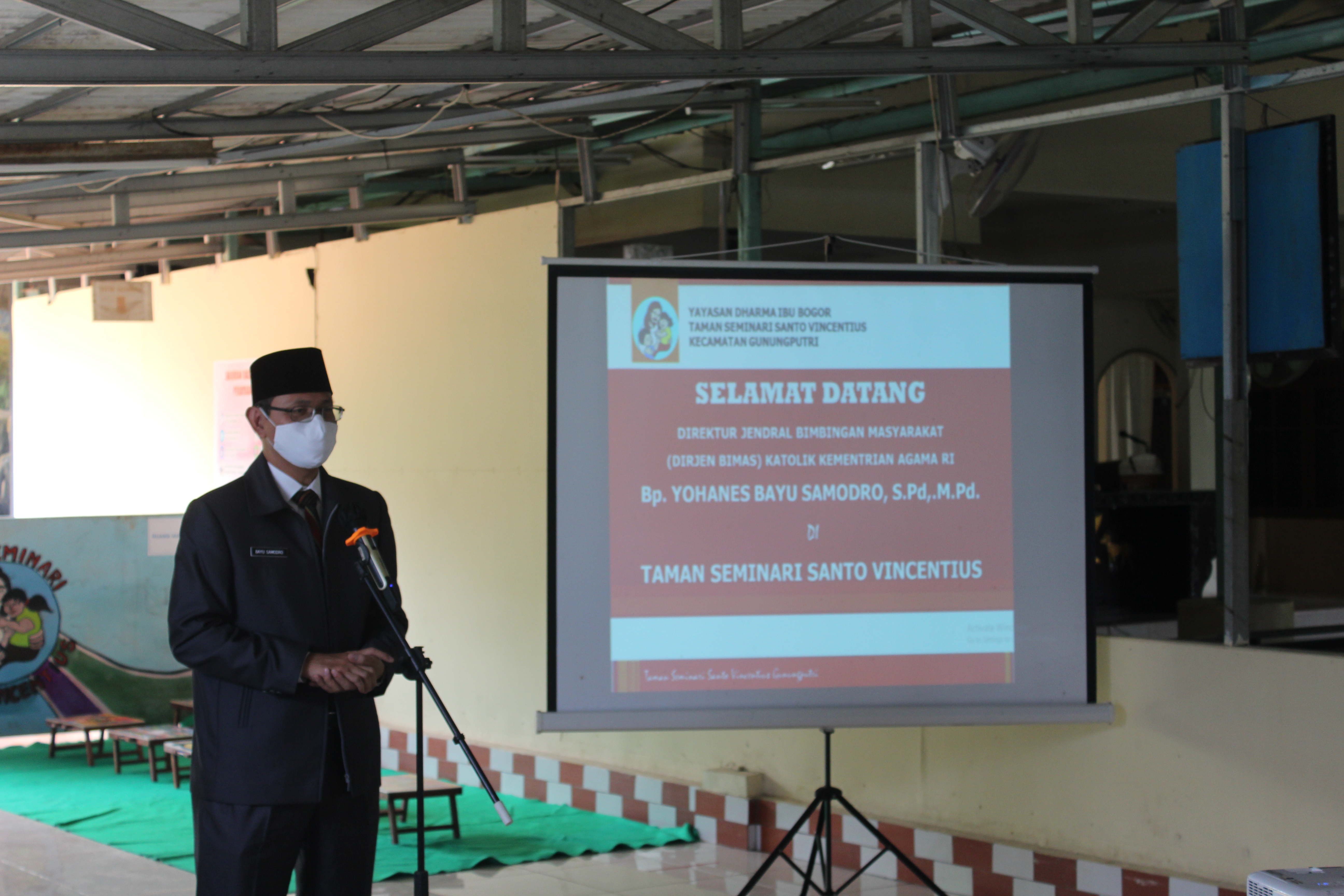 Sambutan dari Bapak Yohanes Bayu Samodro
